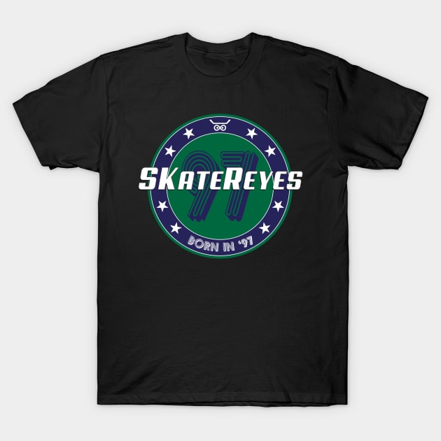 SKateReyes - 97 Shield T-Shirt by TheClementW